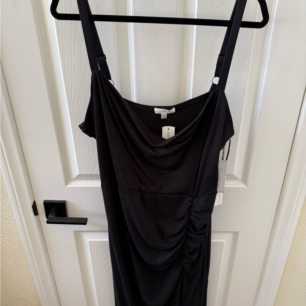 Nine Britton Black Strapless Dress